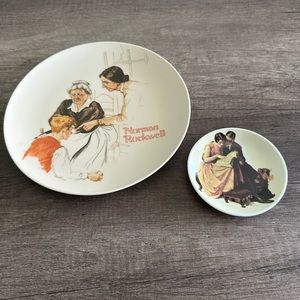 Norman Rockwell plates